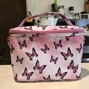 Butterflies Decorative Thermal Lunch/Cosmetic Bag